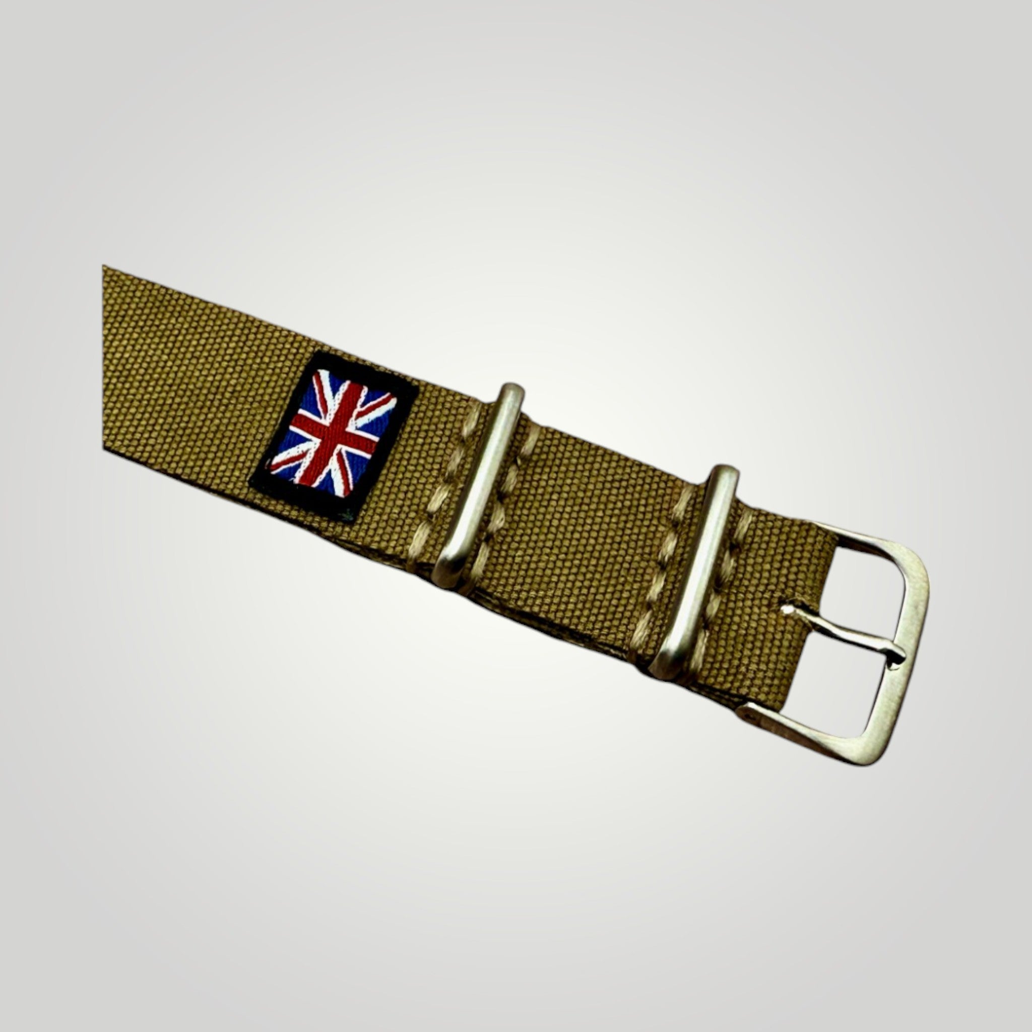 STEVEOSTRAPS | Canvas Pull Through - Green / Sand STEVEOSTRAPS