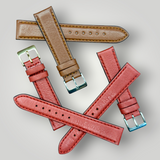 Eulit | 356 Country Leather Strap - Golden Brown, Red