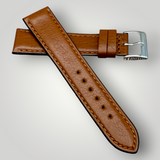 Eulit | 356 Country Leather Strap - Golden Brown, Red