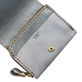 HERZ | Ivy Grey Bi-Fold Wallet – Japanese Handmade Leather Wallet with Coin Pouch_Limited Edition (NSA-135) Herz