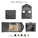 IKENOHATA GINKAWATEN 池之端銀革店｜Cramp クランプ｜プエブロレザー スリムウォレット｜ネイビー