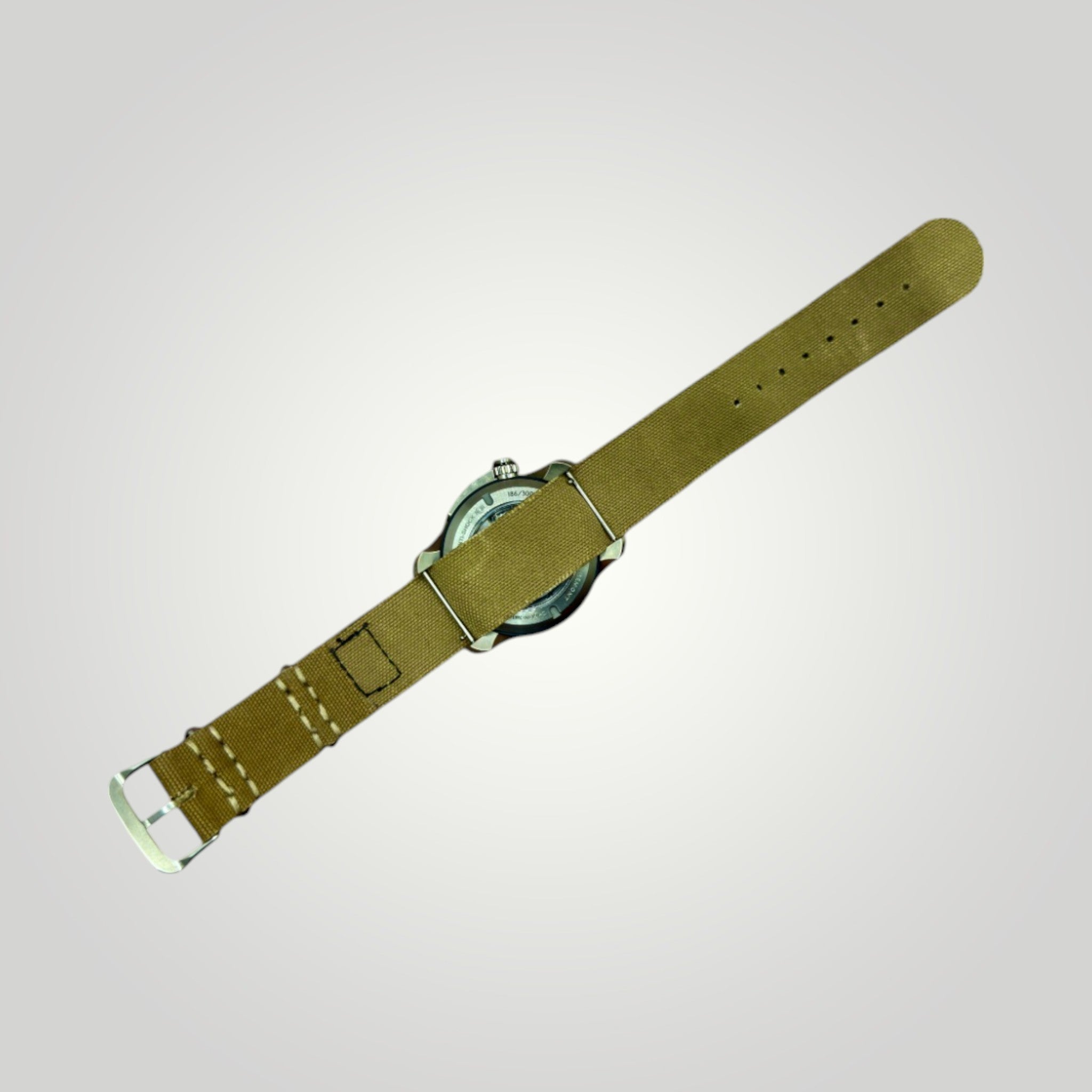 STEVEOSTRAPS | Canvas Pull Through - Green / Sand