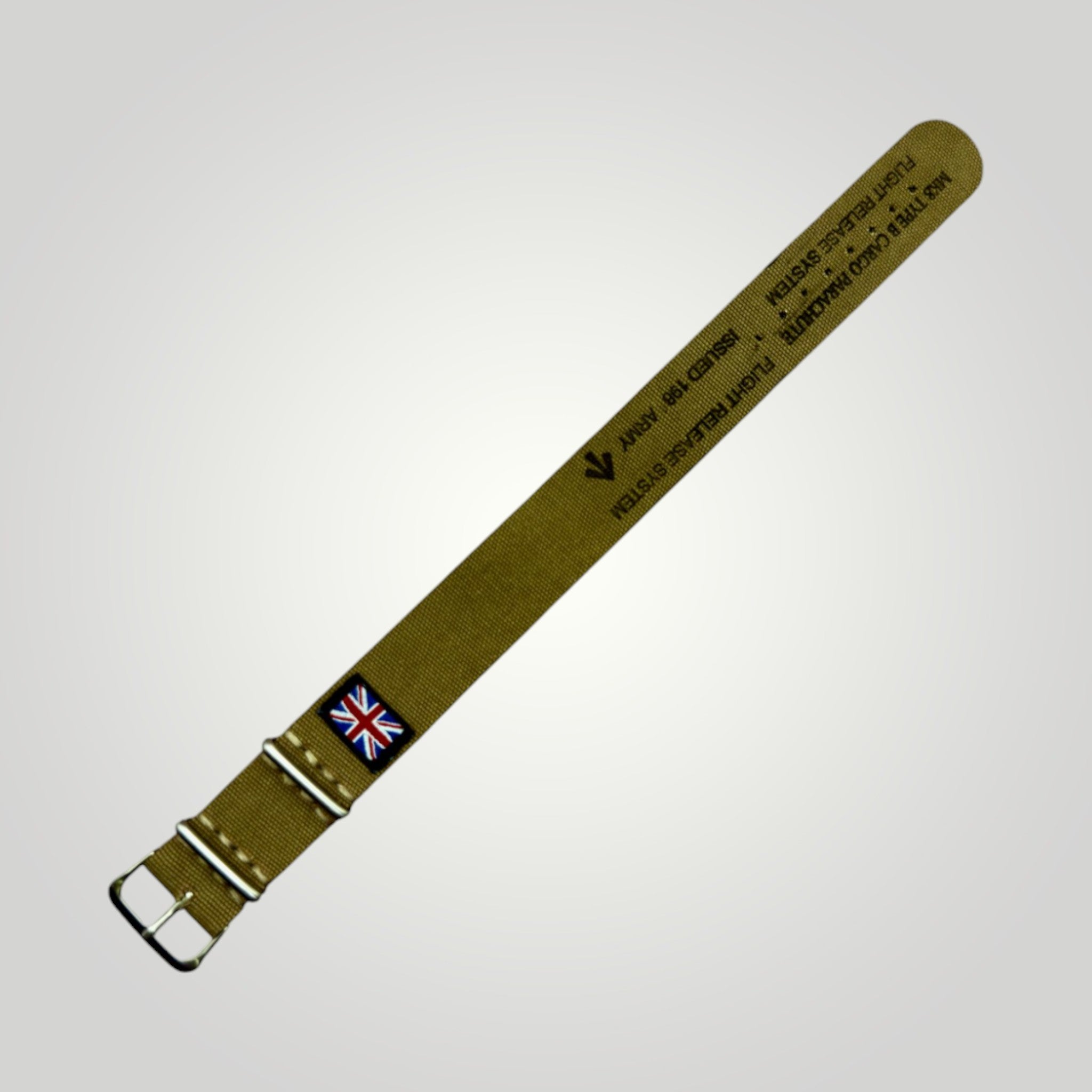 STEVEOSTRAPS | Canvas Pull Through - Green / Sand