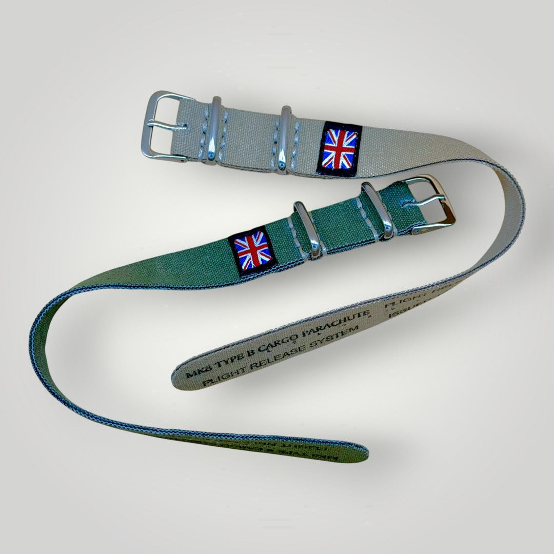 STEVEOSTRAPS｜Canvas キャンバス｜プルスルーストラップ｜グリーン／サンド