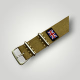 STEVEOSTRAPS | Canvas Pull Through - Green / Sand
