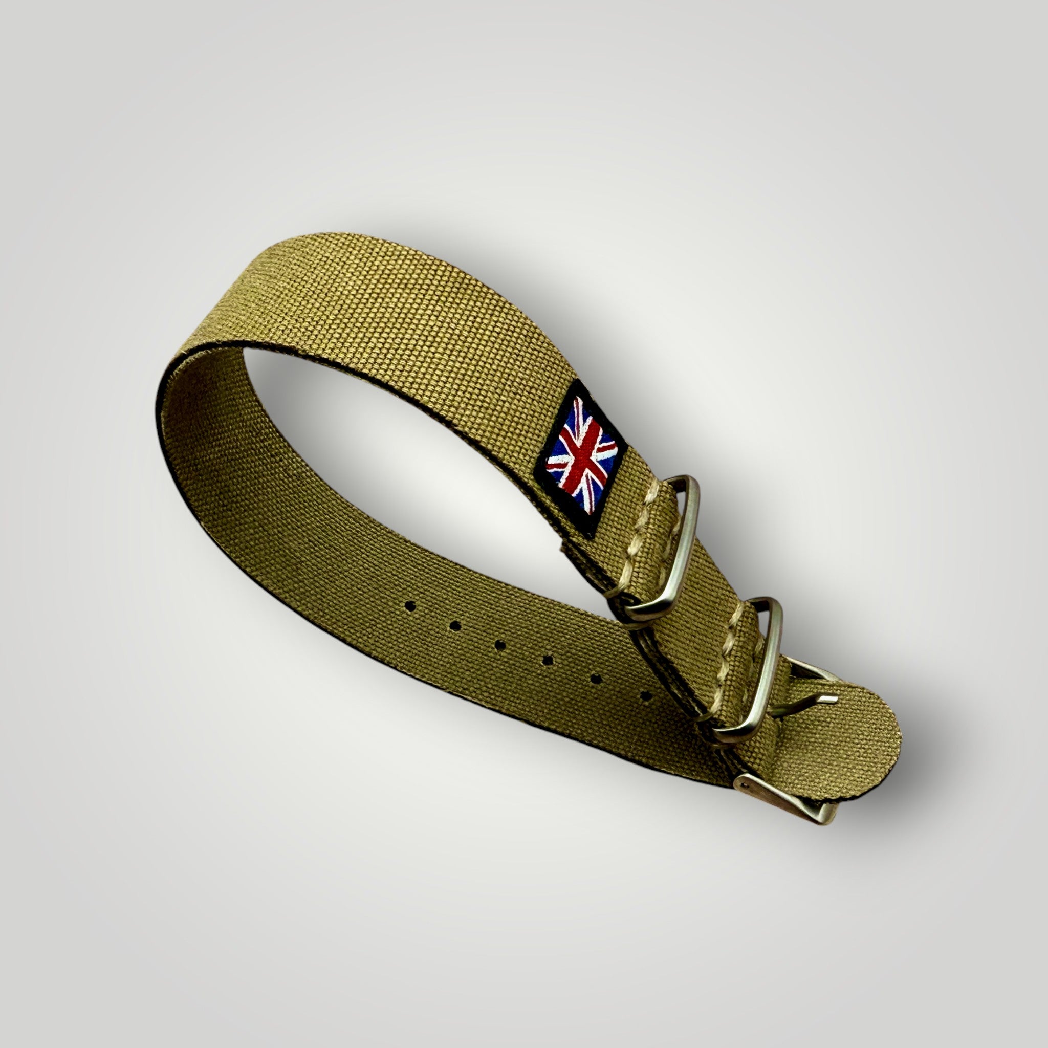STEVEOSTRAPS | Canvas Pull Through - Green / Sand