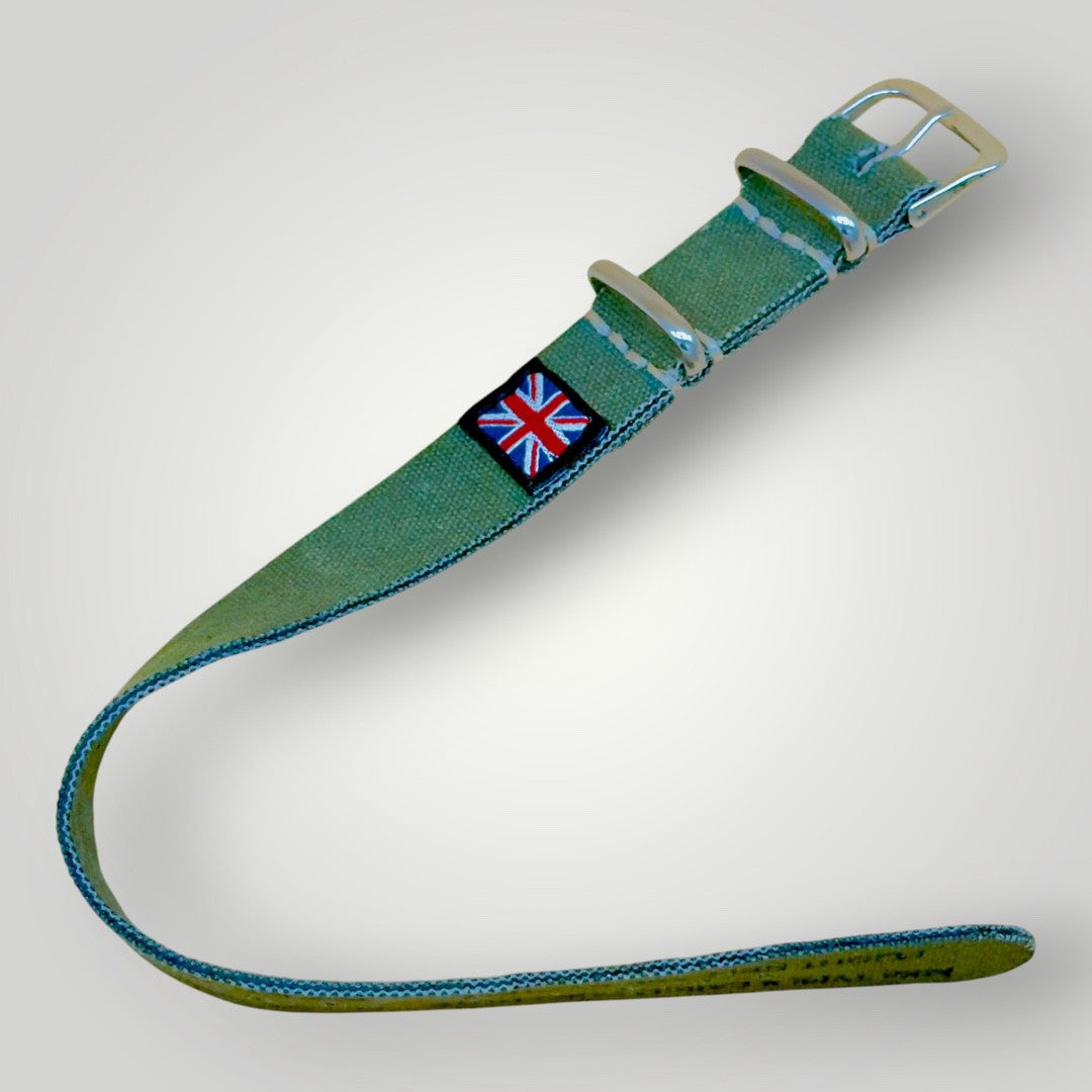 STEVEOSTRAPS｜Canvas キャンバス｜プルスルーストラップ｜グリーン／サンド