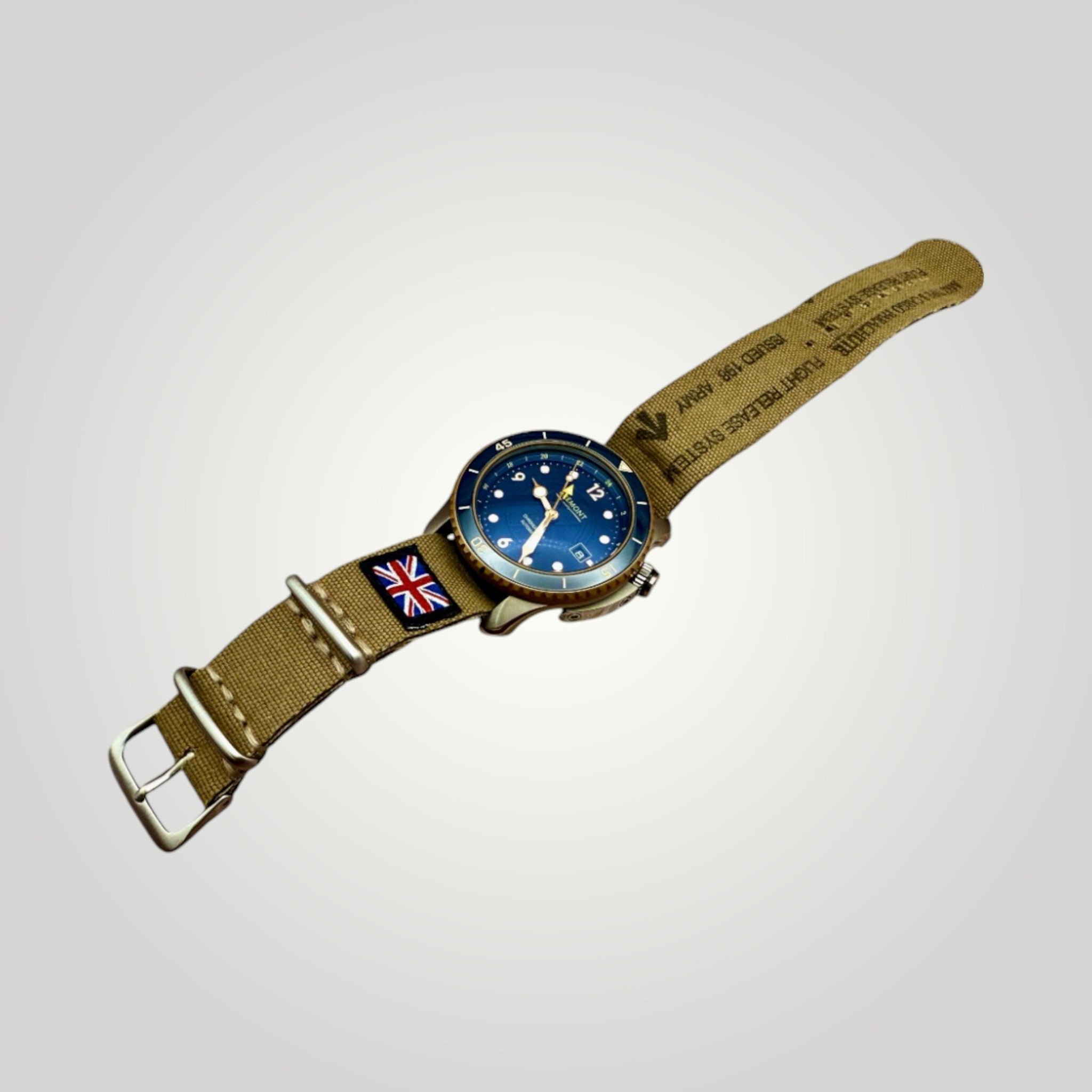 STEVEOSTRAPS | Canvas Pull Through - Green / Sand