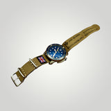 STEVEOSTRAPS | Canvas Pull Through - Green / Sand