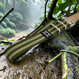 SteveoStraps Military Webbing Pull Through Strap — Quick-Adjust Closure — 18mm/20mm/22mm