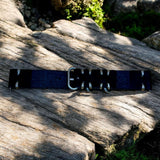 STEVEOSTRAPS 2 Piece Nato Style Leather Strap - Dark Blue