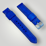 STEVEOSTRAPS | Blue Suede Dandelion Stitch