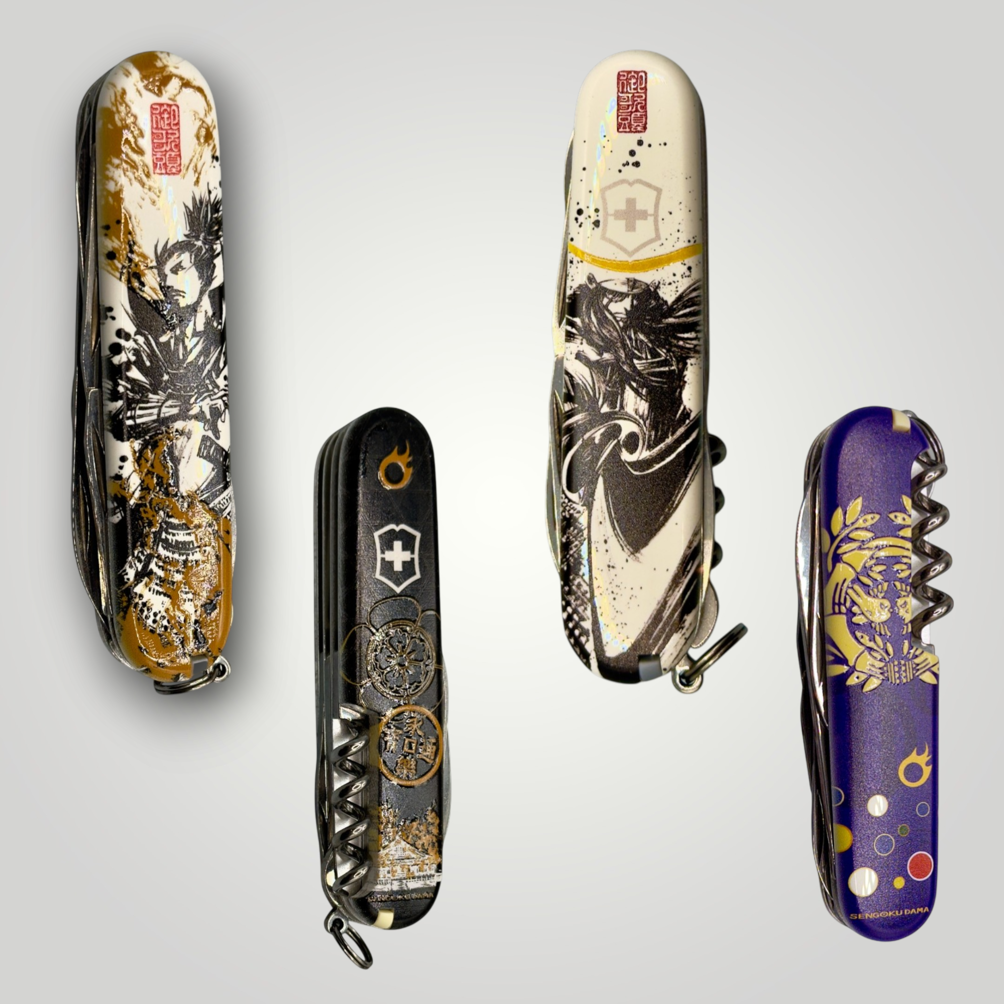 多功能不鏽鋼限定瑞士刀・水墨戰國群雄版 | Victorinox Climber 墨繪限量 | 極致工藝收藏