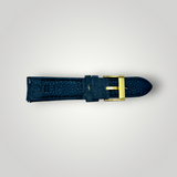 Watchandstrapco | The Paris: Gunmetal Grey Padded Suede Watch Strap