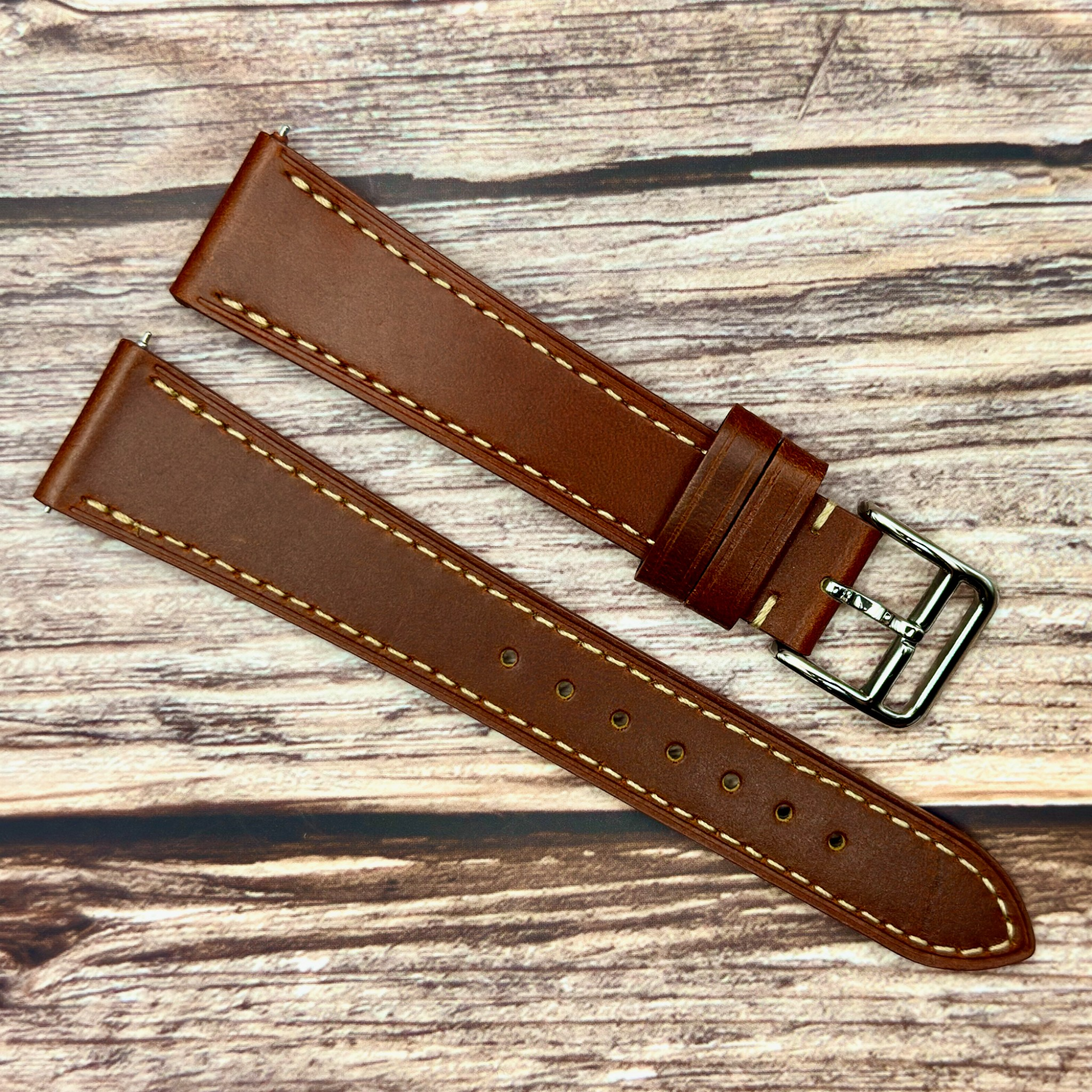 WatchGecko | Brixham 特製錶扣瘋馬皮錶帶