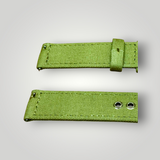ZULUDIVER | Croyde Canvas Watch Strap - Army Green / Desert Sand