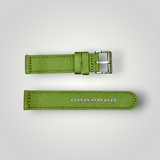 ZULUDIVER | Croyde Canvas Watch Strap - Army Green / Desert Sand