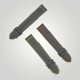 Wet-Weather Watch Strap — EULIT Regatta GTX Synthetic Leather — 18/20mm