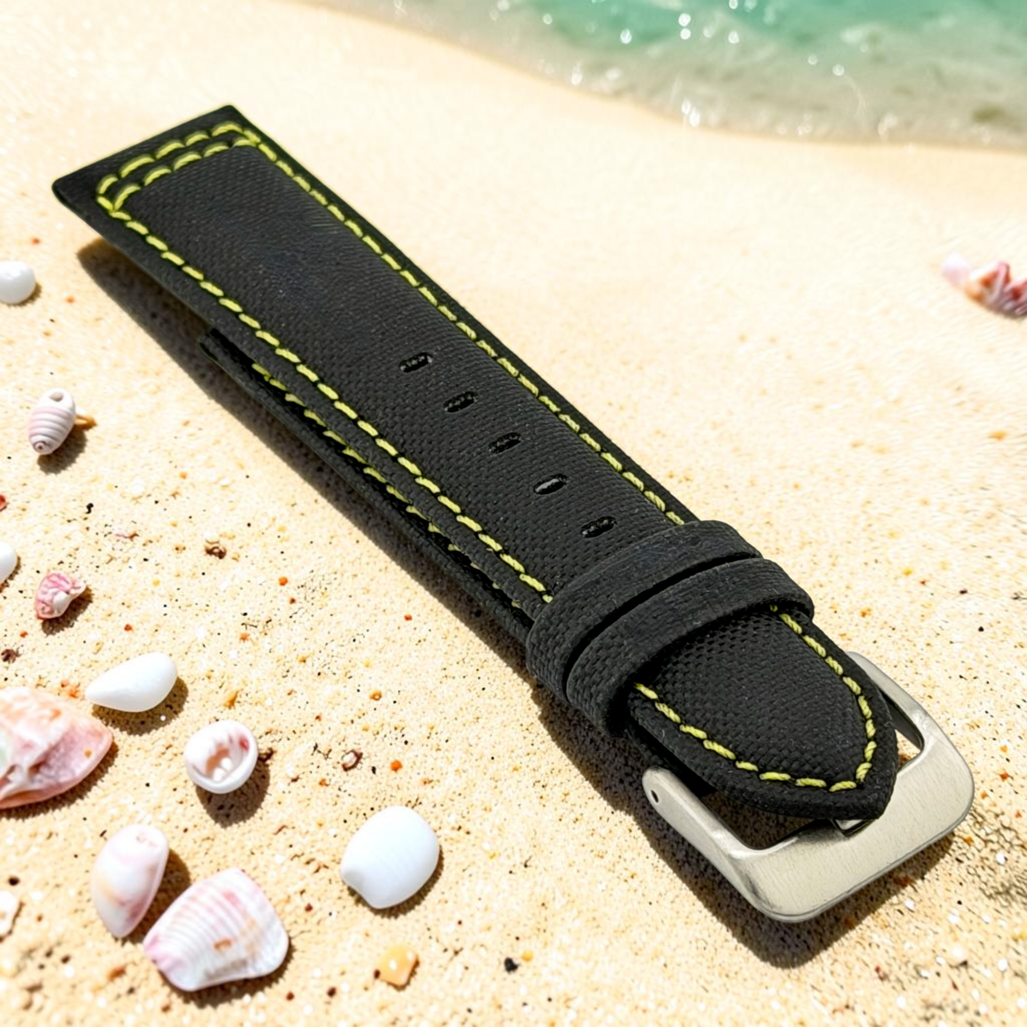 Wet-Weather Watch Strap — EULIT Regatta GTX Synthetic Leather — 18/20mm