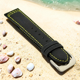 Wet-Weather Watch Strap — EULIT Regatta GTX Synthetic Leather — 18/20mm