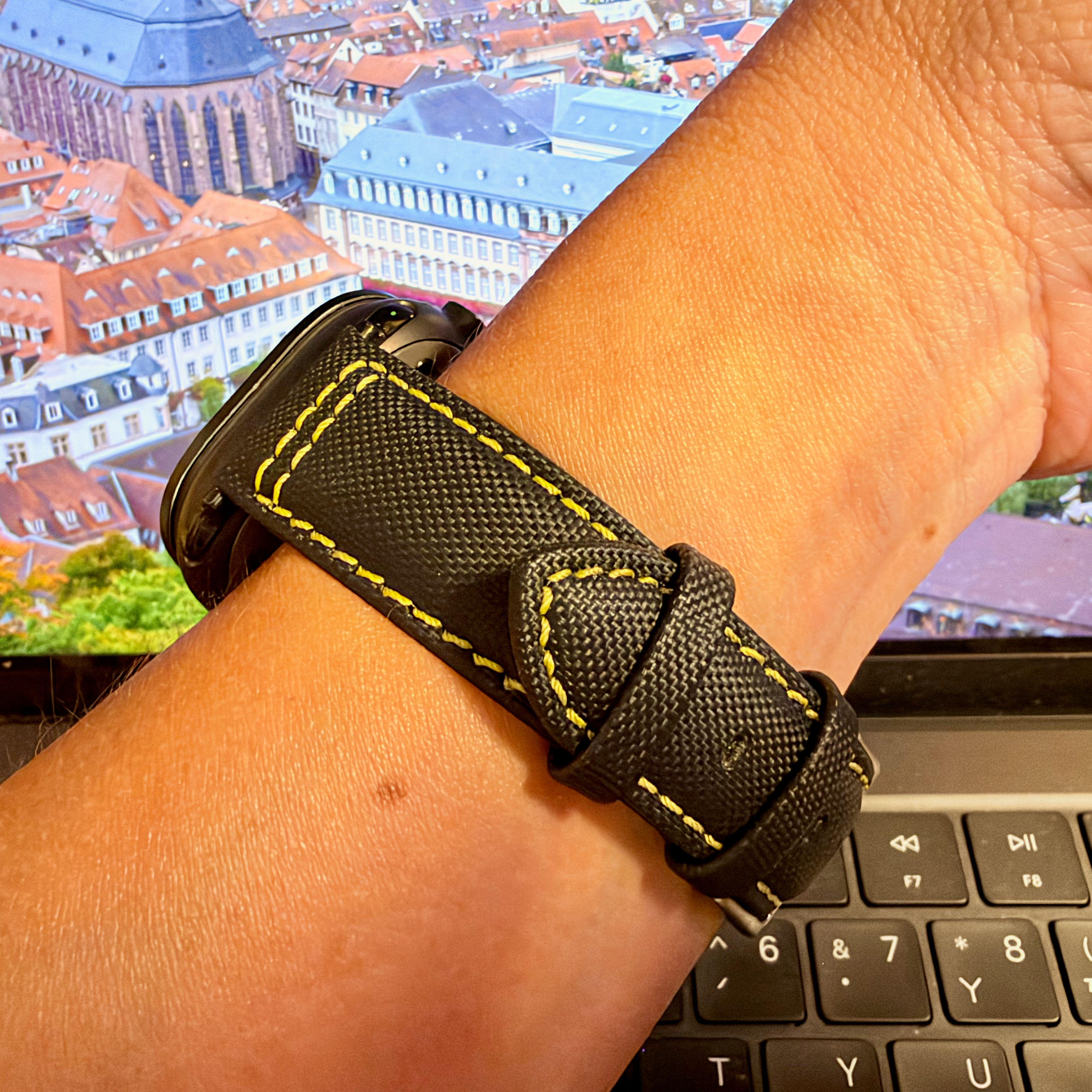 Wet-Weather Watch Strap — EULIT Regatta GTX Synthetic Leather — 18/20mm
