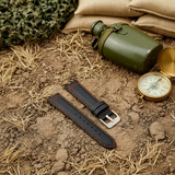 Wet-Weather Watch Strap — EULIT Regatta GTX Synthetic Leather — 18/20mm