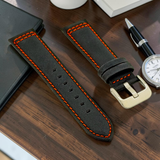 Wet-Weather Watch Strap — EULIT Regatta GTX Synthetic Leather — 18/20mm