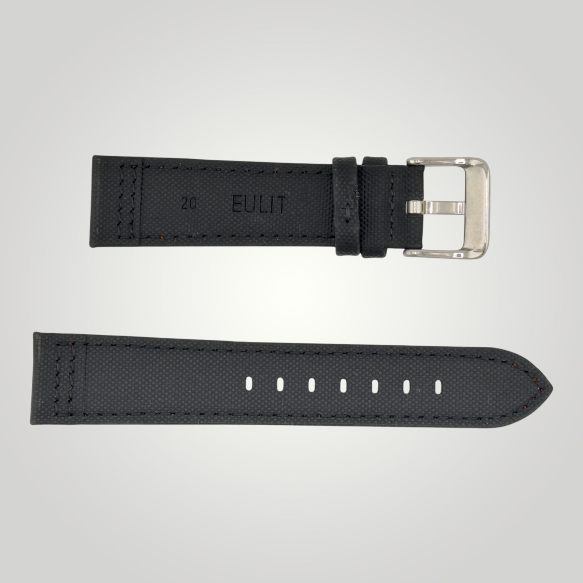 Wet-Weather Watch Strap — EULIT Regatta GTX Synthetic Leather — 18/20mm