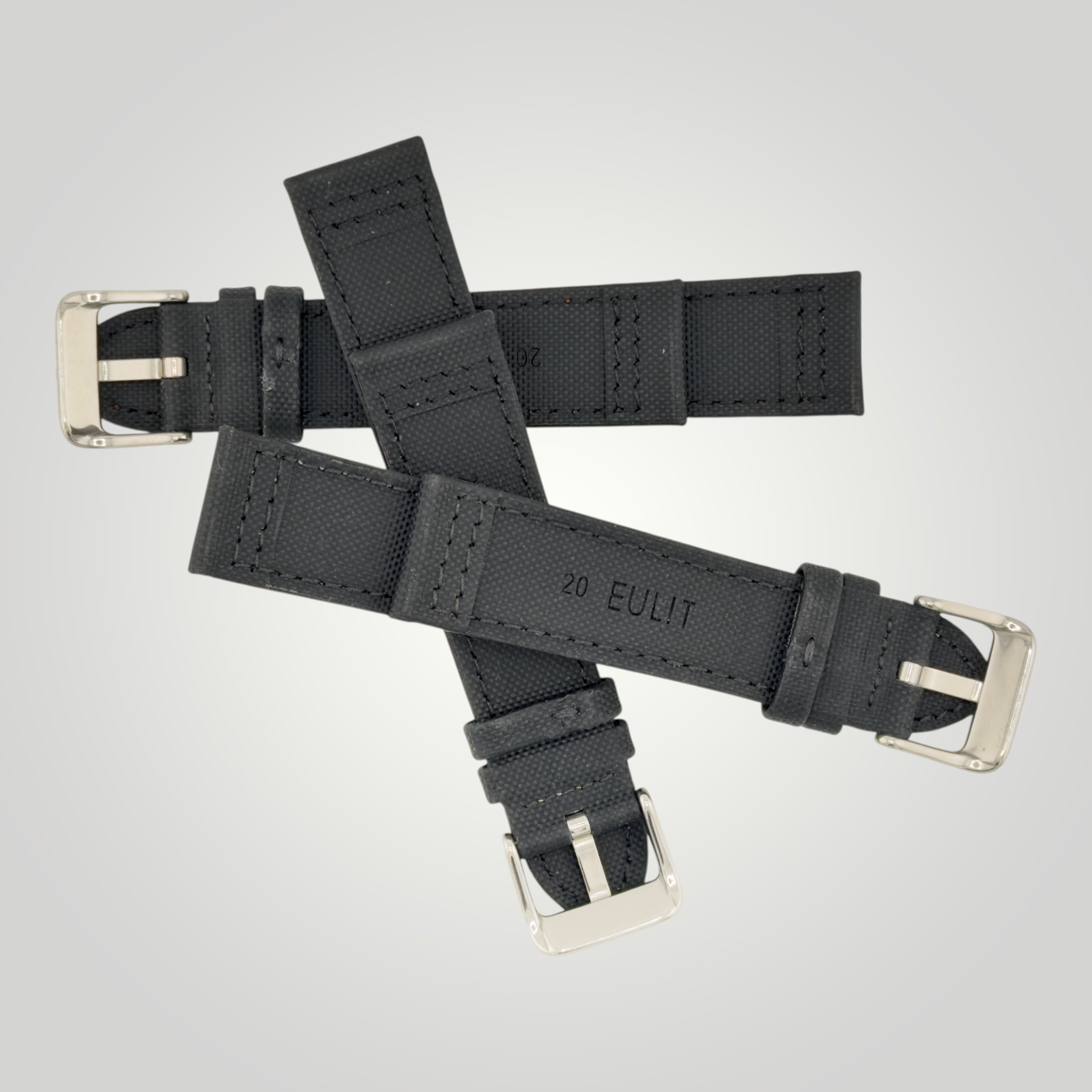 Wet-Weather Watch Strap — EULIT Regatta GTX Synthetic Leather — 18/20mm