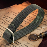 Extra-Length Perlon Watch Strap — EULIT Kristall, Infinitely Adjustable — 18mm