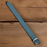 Eulit | Perlon Baltic Watch Strap - Beige in polished or brushed buckle, Grey in polished buckle (302)
