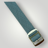 Eulit | Perlon Baltic Watch Strap - Beige in polished or brushed buckle, Grey in polished buckle (302)