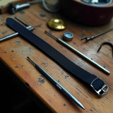 Eulit | 303 Panama Perlon Strap - Dark Brown