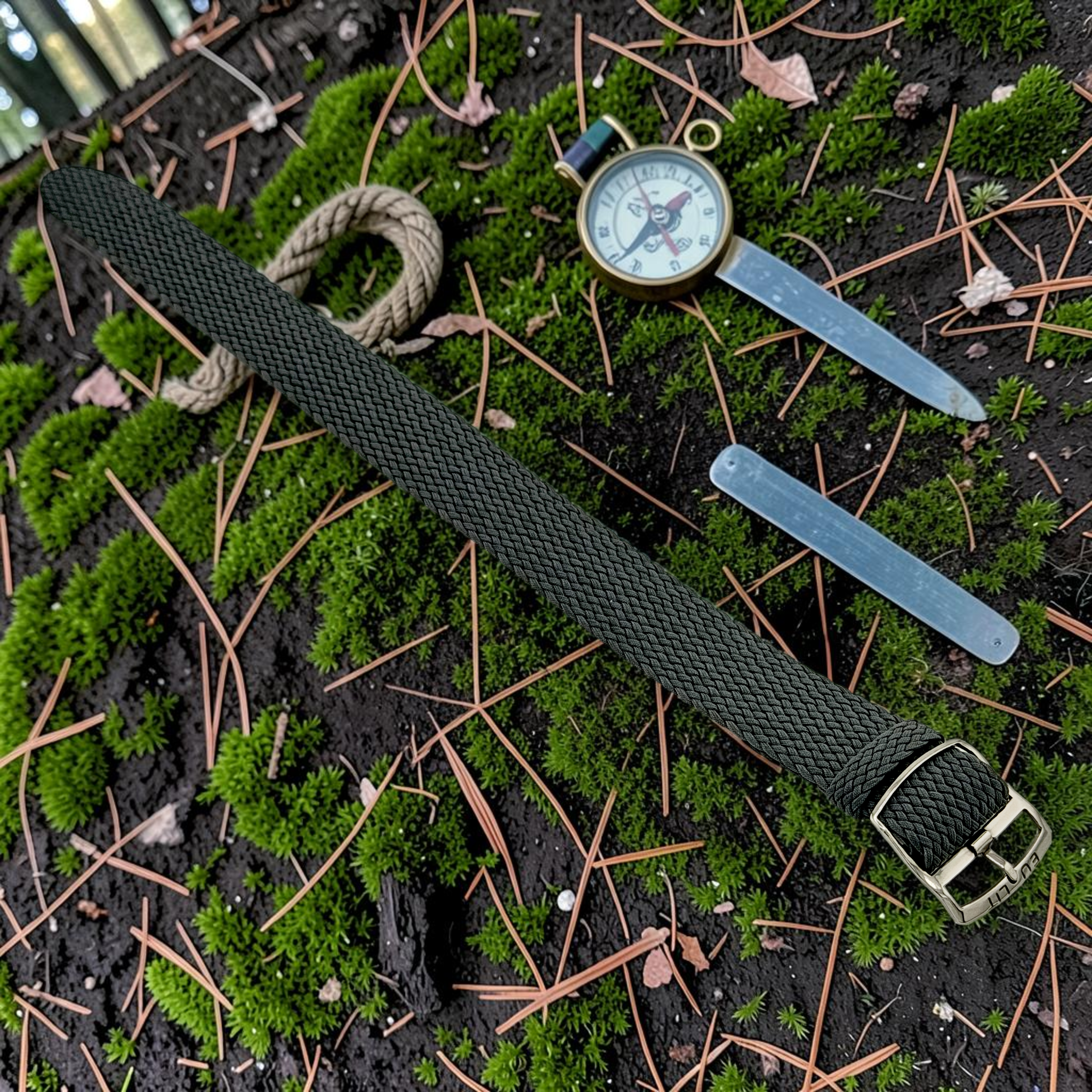 Performance Perlon Watch Strap — Adjustable Buckle — 18mm by Eulit Panama