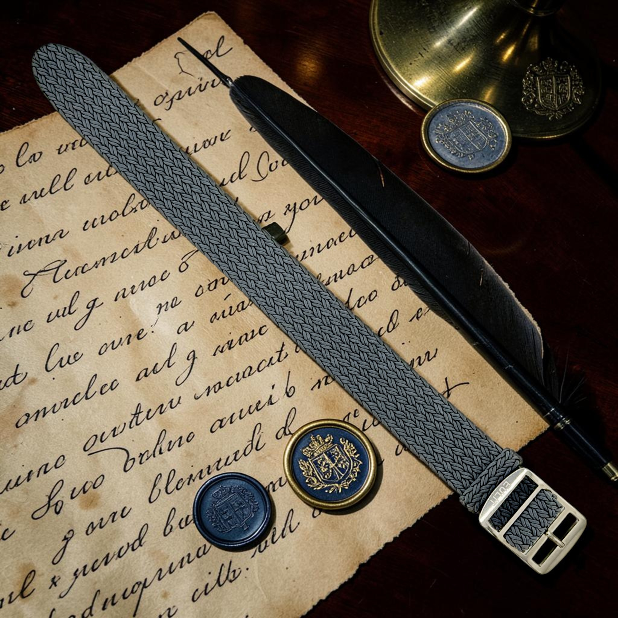 Euliz Perlon Sport Strap — Adjustable Buckle — 20mm/22mm