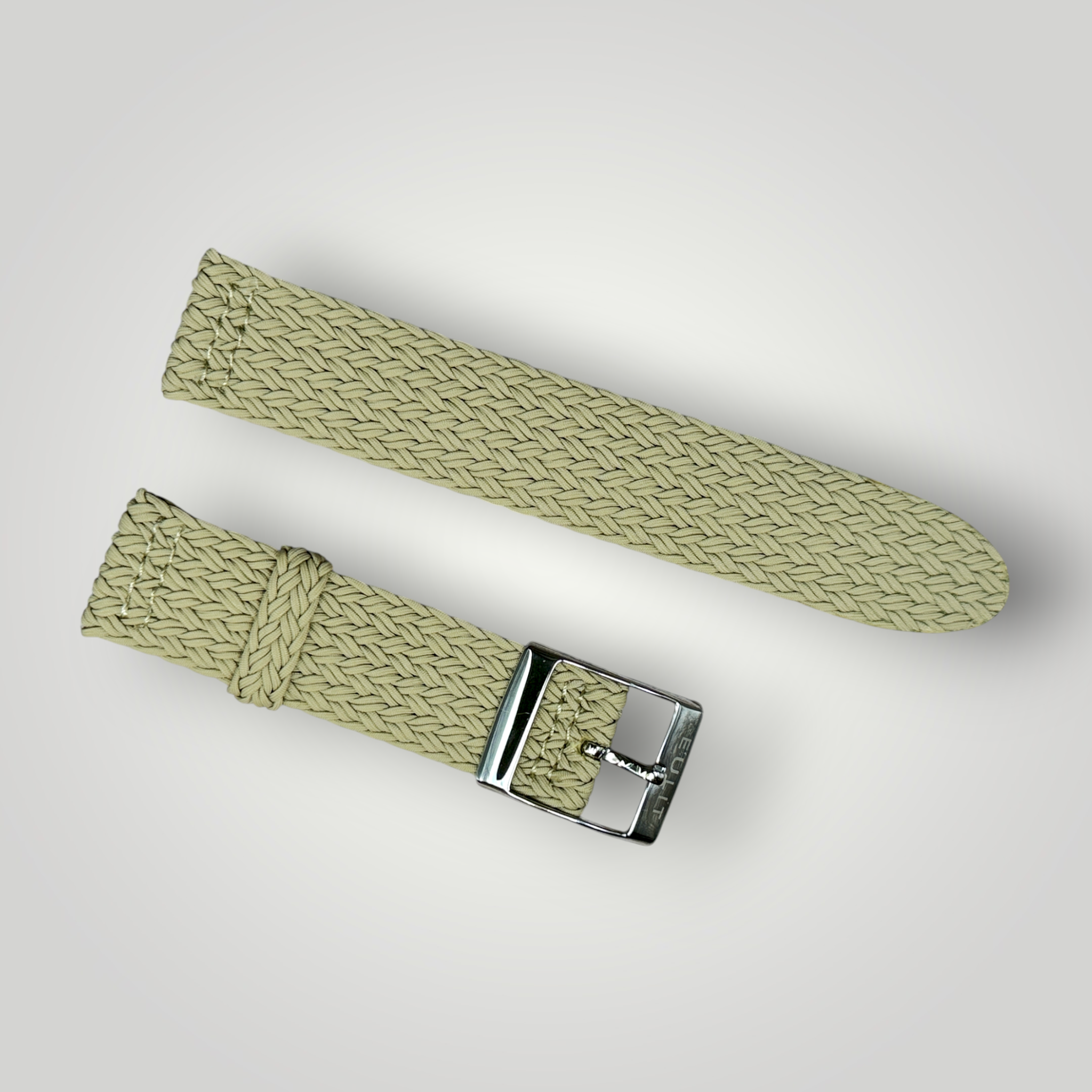 Eulit | Palma Pacific Perlon Two-Piece Strap - Beige, Navy Blue (314)