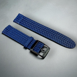 Eulit | Palma Pacific Perlon Two-Piece Strap - Beige, Navy Blue (314)
