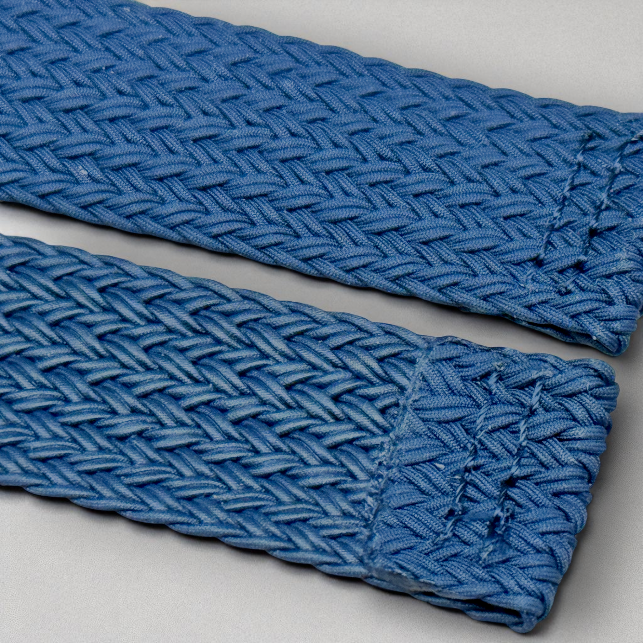 Eulit | Palma Pacific Perlon Two-Piece Strap - Beige, Navy Blue (314)
