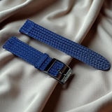 Eulit | Palma Pacific Perlon Two-Piece Strap - Beige, Navy Blue (314)