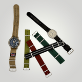 ZULUDIVER 1973 British Military Strap — HydraRib — PFAS-Free, Waterproof — 20/22mm