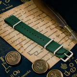 ZULUDIVER 1973 British Military Strap — HydraRib — PFAS-Free, Waterproof — 20/22mm