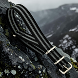 ZULUDIVER 1973 British Military Strap — HydraRib — PFAS-Free, Waterproof — 20/22mm