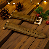 Watchandstrapco | The Athens Full Grain Leather Apple Watch Strap