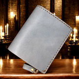 HERZ | Ivy Grey Bi-Fold Wallet – Japanese Handmade Leather Wallet with Coin Pouch_Limited Edition (NSA-135)