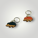 HERZ | Key Chain and Hedgehog – Red / Black (KE-212)