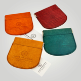 Cléo Italian Pueblo Leather Coin Case — Patina-Ready Daily Carry — 25g, Made in Japan