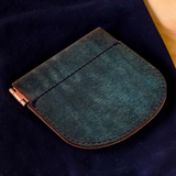 Cléo Italian Pueblo Leather Coin Case — Patina-Ready Daily Carry — 25g, Made in Japan