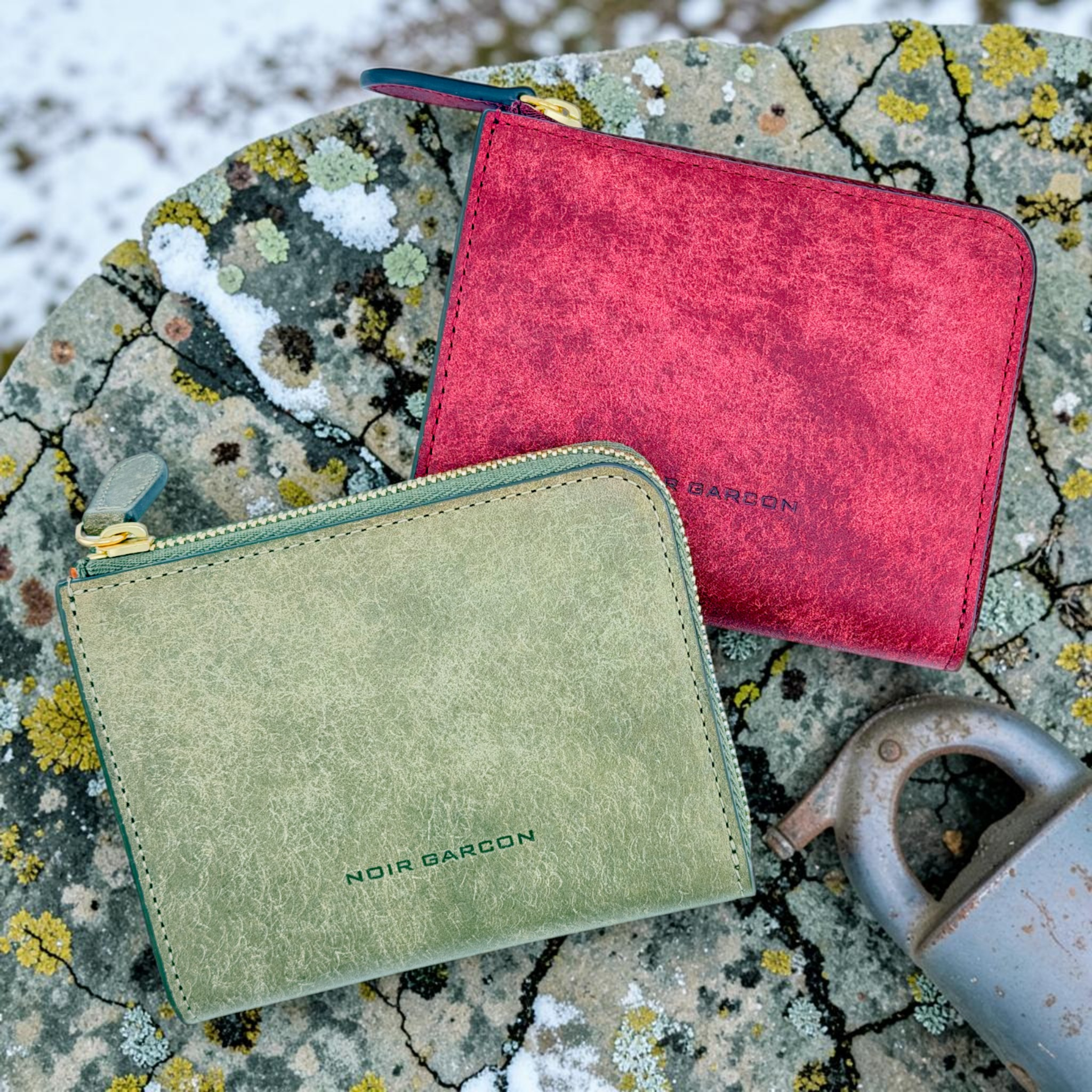 L-Zip Compact Wallet — Pueblo Italian Leather by NOIR GARCON — Everyday Organiser