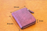 L-Zip Compact Wallet — Pueblo Italian Leather by NOIR GARCON — Everyday Organiser