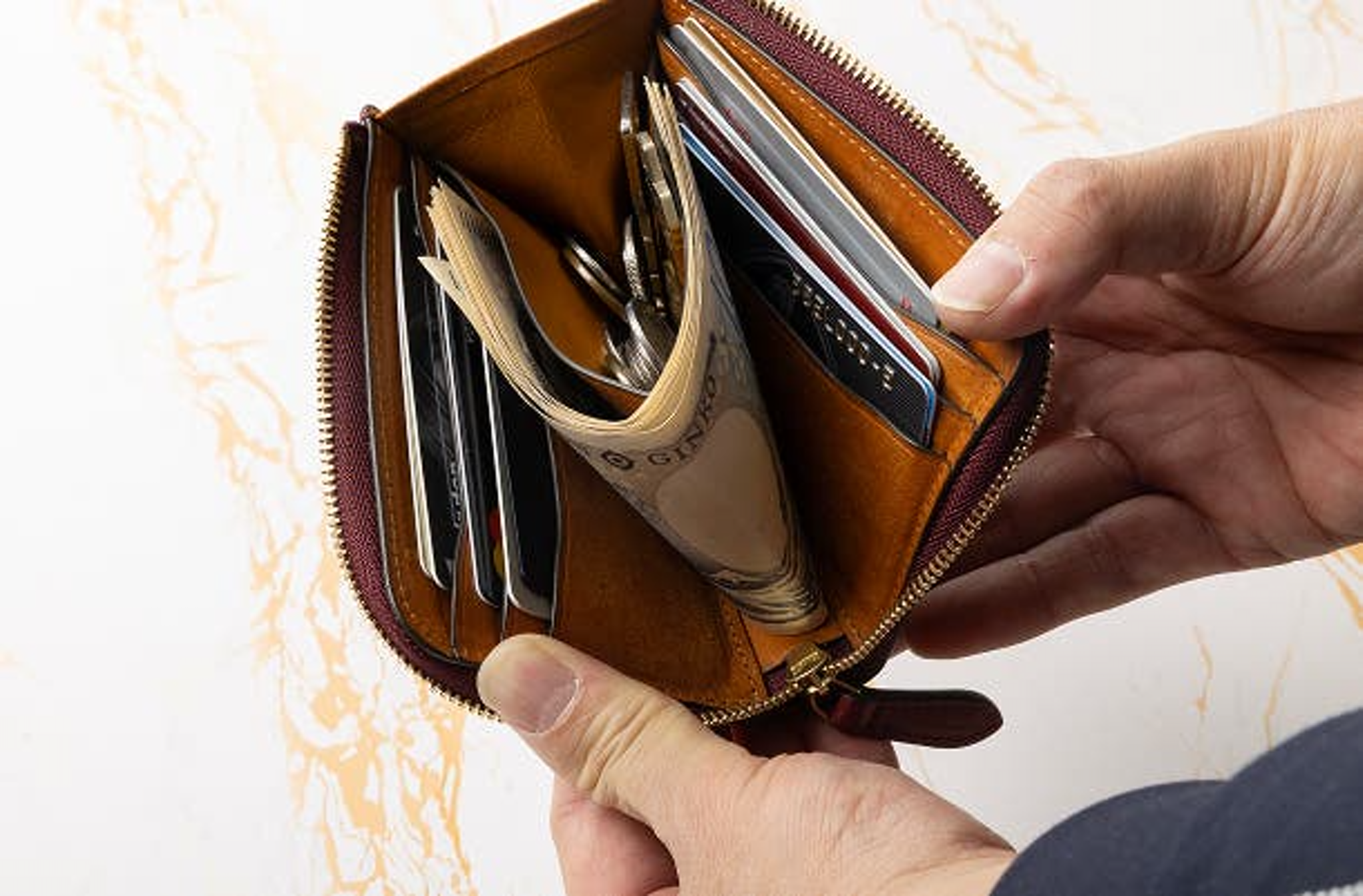 L-Zip Compact Wallet — Pueblo Italian Leather by NOIR GARCON — Everyday Organiser